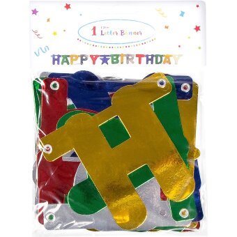Гирлянда Decorata Party с надписью Happy Birthday