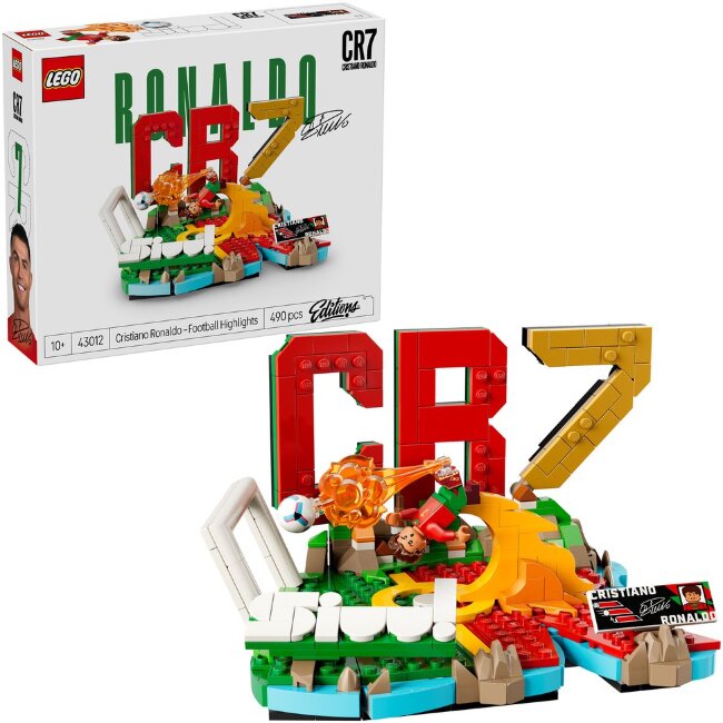 Конструктор LEGO® Editions Football 43012 Cristiano Ronaldo – звездные моменты футбола Конструктор LEGO® Editions Football 43012 Cristiano Ronaldo – звездные моменты футбола