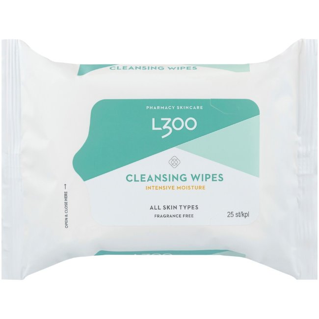 Интенсивные очищающие салфетки L300 для сухой кожи 25 шт Интенсивные очищающие салфетки L300 для сухой кожи 25 шт
