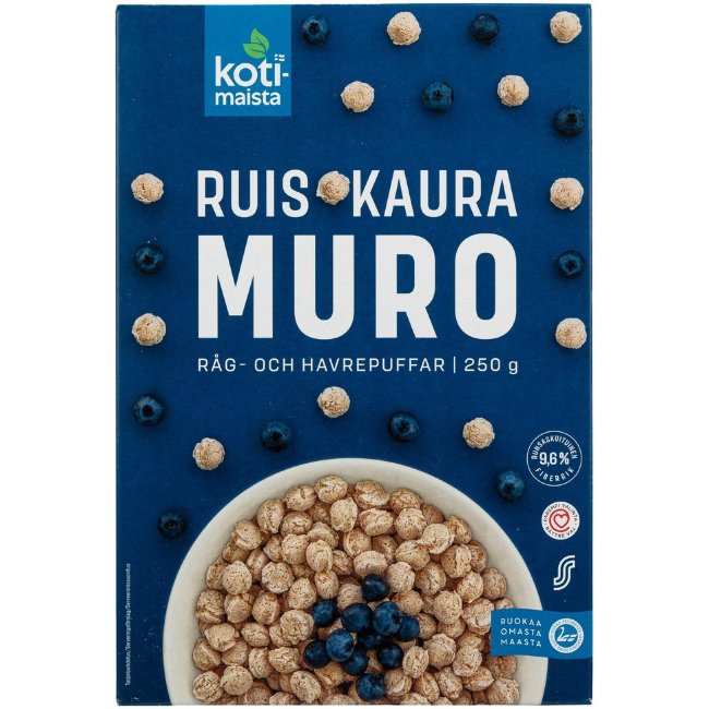 Готовый завтрак Kotimaista Ruis-Kauramuro 250 гр
