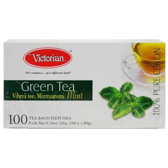 Чай Victorian (зелёный с мятой) 100 шт