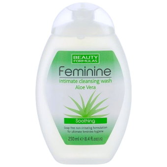 Жидкость для интимной гигиены Beauty Formulas Алоэ вера 250 мл Жидкость для интимной гигиены Beauty Formulas Алоэ вера 250 мл