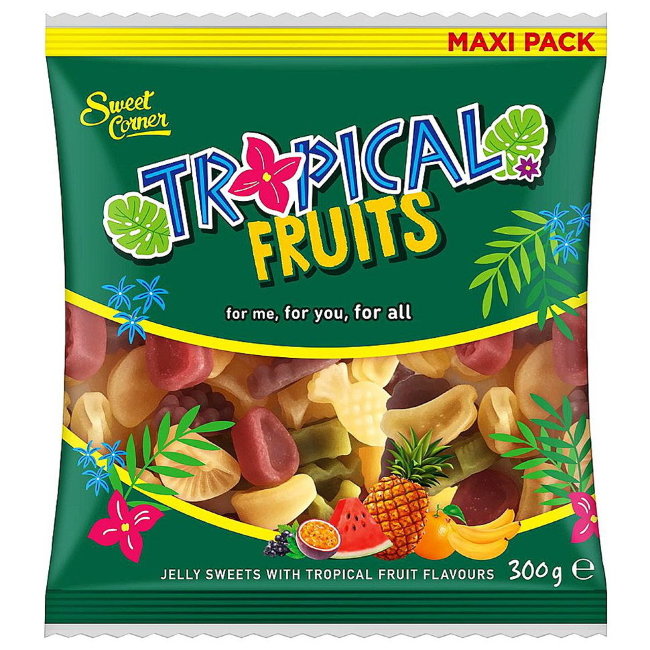 Жевательный мармелад Sweet Corner Tropical Fruits 300 гр