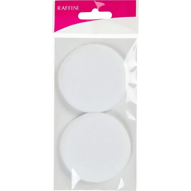 Пудровая пуховка Raffini белая (уп 2 шт) Пудровая пуховка Raffini белая (уп 2 шт)