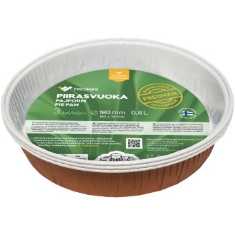 Картонная форма для выпечки Eskimo Ø18cm 3шт Картонная форма для выпечки Eskimo Ø18cm 3шт