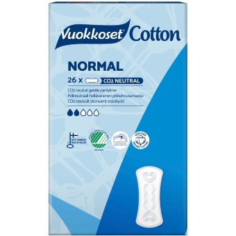 Ежедневные прокладки Vuorroset Cotton 26 шт Ежедневные прокладки Vuorroset Cotton 26 шт