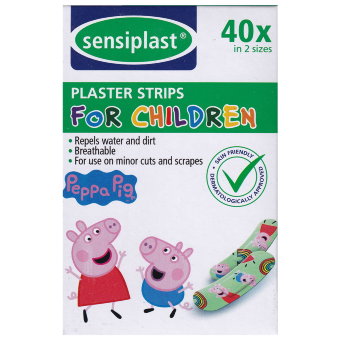 Набор пластырей для детей (2 размера) Sensiplast FOR CHILDREN 40шт/уп Набор пластырей для детей (2 размера) Sensiplast FOR CHILDREN 40шт/уп
