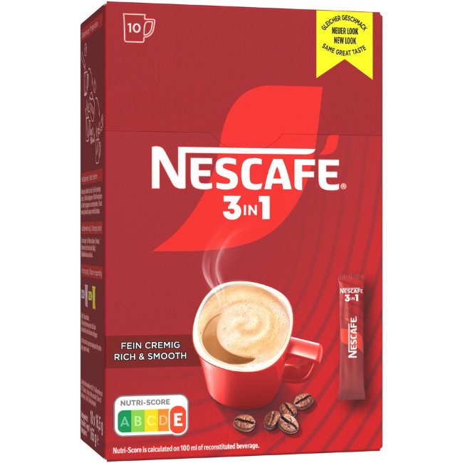 Растворимый кофе Nescafé 3in1 Classic (уп 10 шт) 155 гр