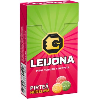 Фруктовые пастилки Leijona Pirteä 32 гр