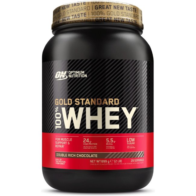 Протеиновый порошок Optimum Nutrition Gold Standard 100% WGS двойной шоколад 899 гр