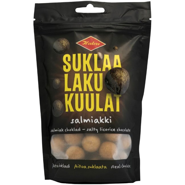 Лакричные шоколадные шарики Halva 100 гр