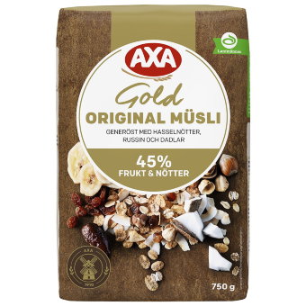 Мюсли AXA Gold Original 45% 750 гр