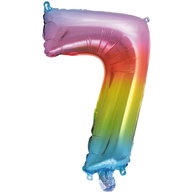 Фольгированный воздушный шар Decorata Party Rainbow 35 см № 7
