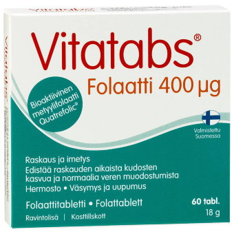 Витамины с фолиевой кислотой Folaatti 60 таблеток Hankintatukku Витамины с фолиевой кислотой Folaatti 60 таблеток Hankintatukku