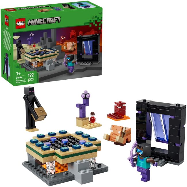 Игровой набор LEGO® Minecraft 21584 путешествие в портал рога и крайний портал