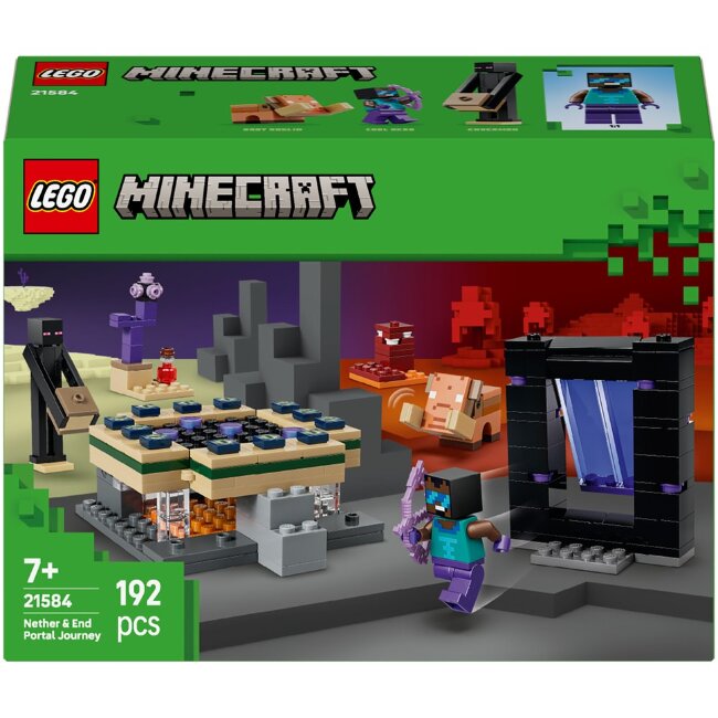 Игровой набор LEGO® Minecraft 21584 путешествие в портал рога и крайний портал
