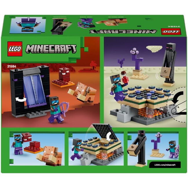Игровой набор LEGO® Minecraft 21584 путешествие в портал рога и крайний портал