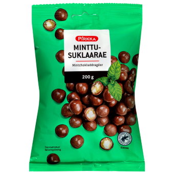 Шоколадные конфеты Pirkka (мята) 200 гр