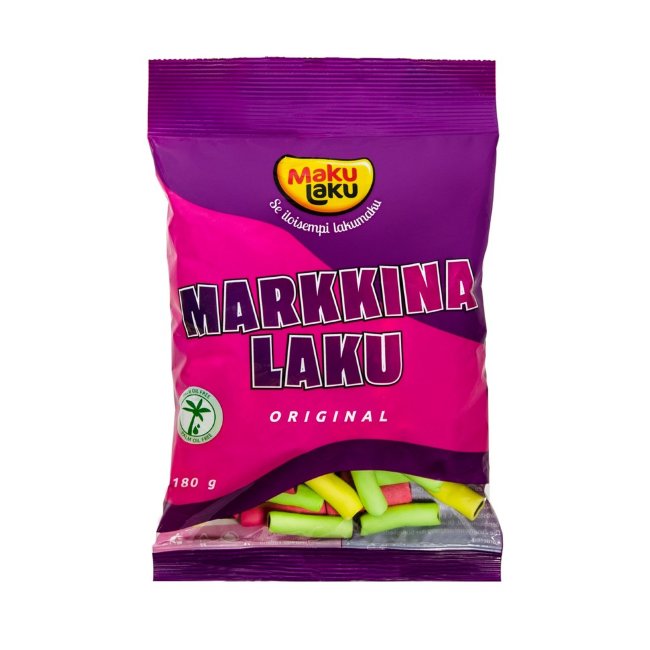 Жевательные лакричные конфеты Makulaku Markkina Laku 180 гр