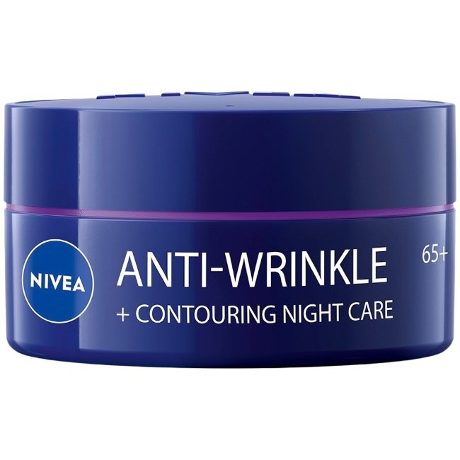 Ночной крем для контура лица и против морщин NIVEA Anti-Wrinkle Contouring 65+ 50 мл Ночной крем для контура лица и против морщин NIVEA Anti-Wrinkle Contouring 65+ 50 мл