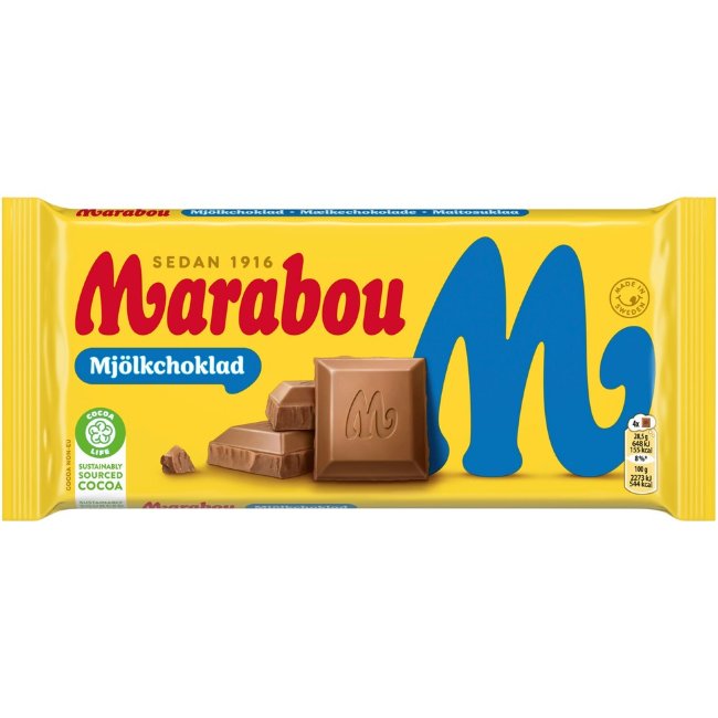 Шоколад молочный Marabou 200 гр