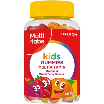 Жевательный мультивитаминный комплекс для детей Multi-Tabs Kids со вкусом апельсина и ягод 60 шт Жевательный мультивитаминный комплекс для детей Multi-Tabs Kids со вкусом апельсина и ягод 60 шт