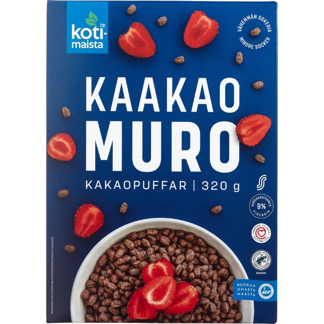 Готовый завтрак с какао Kotimaista Kaakaomuro 320 гр
