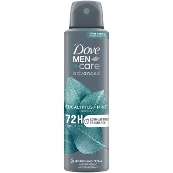 Антиперспирант-спрей Dove Men+Care 72h Advanced эвкалипт и мята 150 мл