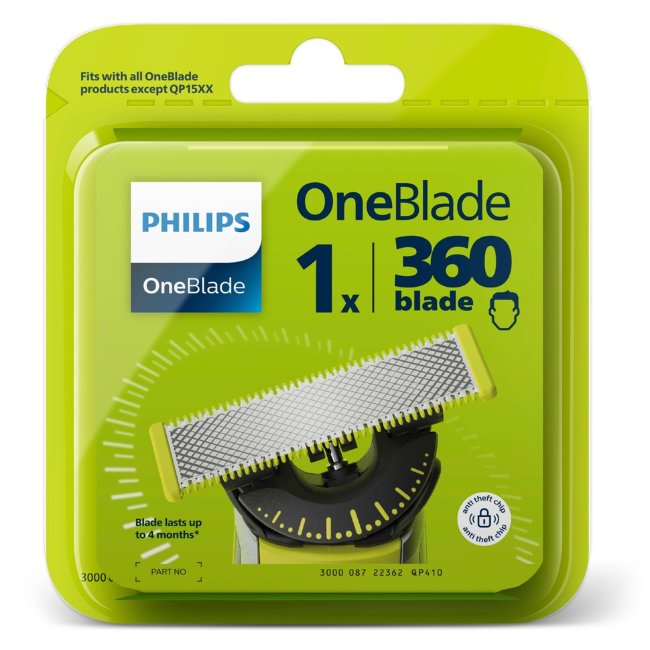 Сменное лезвие Philips OneBlade 360 с поворотом QP410/50