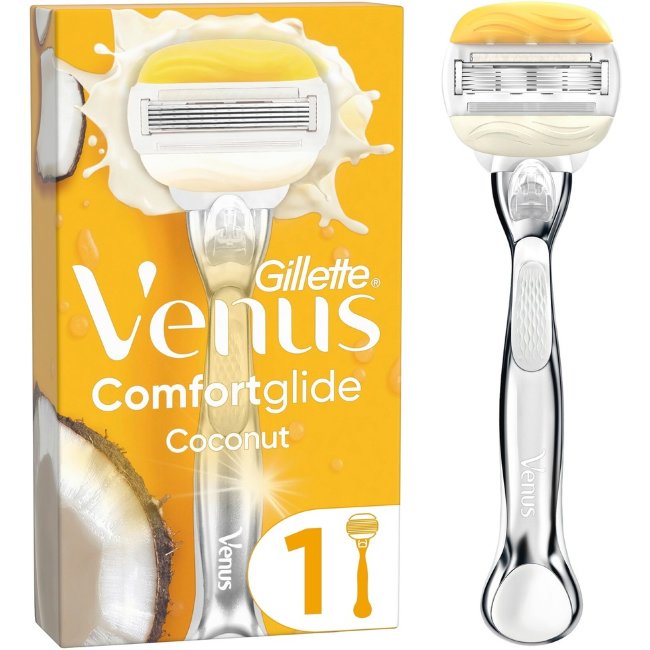 Станок для бритья для женщин Gillette Venus Comfortglide Coconut с Olay Станок для бритья для женщин Gillette Venus Comfortglide Coconut с Olay