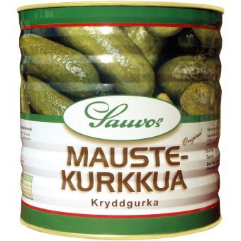 Огурцы в пряном рассоле Sauvon 2,9/1,6 кг