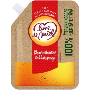 Жидкий цветочный мёд Lune de Miel 1 кг заливная упаковка