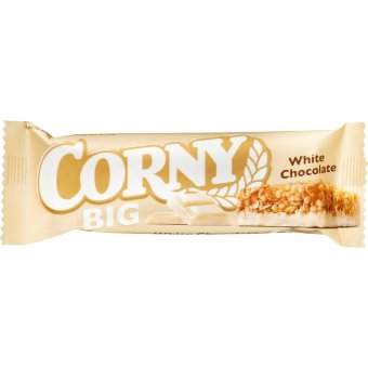 Злаковый батончик Corny BIG в белом шоколаде 40 гр Злаковый батончик Corny BIG в белом шоколаде 40 гр