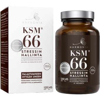 Биодобавка Harmonia KSM66 капсулы с органическим экстрактом ашваганды 45 гр/120 капсул Биодобавка Harmonia KSM66 капсулы с органическим экстрактом ашваганды 45 гр/120 капсул