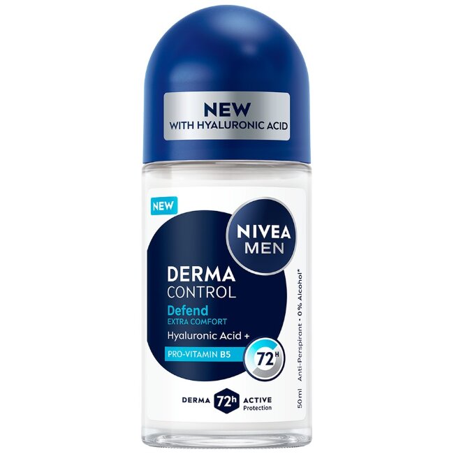 Дезодорант-антиперспирант роликовый NIVEA MEN Derma Control Defend 50 мл