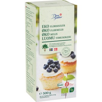 Сахарная пудра Dansukker EKO 500 гр