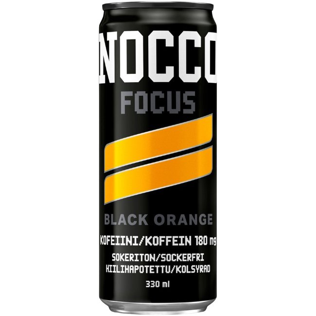 Газированный энергетический напиток NOCCO FOCUS Black Orange 330 мл