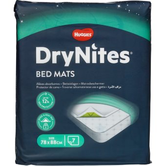 Одноразовые влаговпитывающие подматрасники DryNites BedMats 7 шт