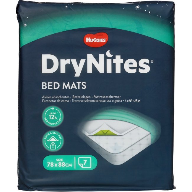 Одноразовые влаговпитывающие подматрасники DryNites BedMats 7 шт Одноразовые влаговпитывающие подматрасники DryNites BedMats 7 шт