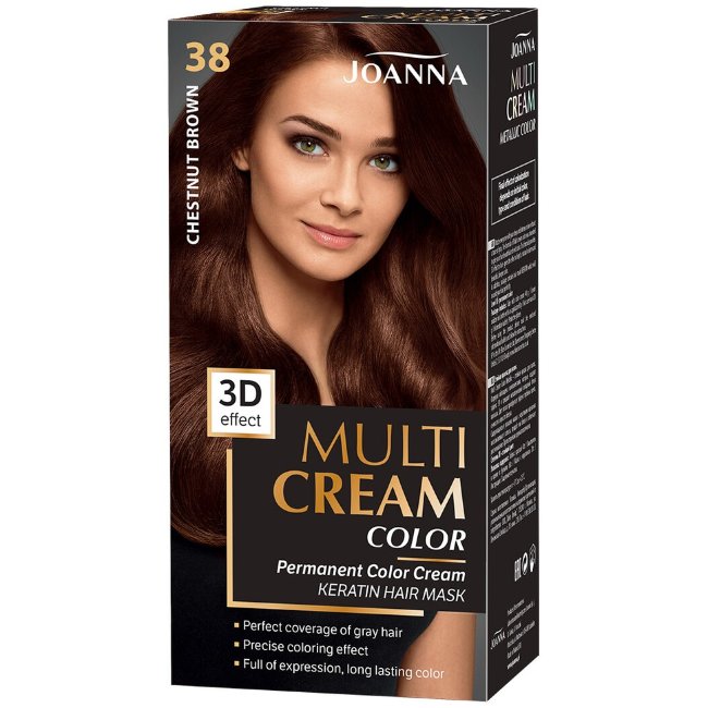 Крем-краска для волос Joanna Multi CreamR каштановый 38 Крем-краска для волос Joanna Multi CreamR каштановый 38