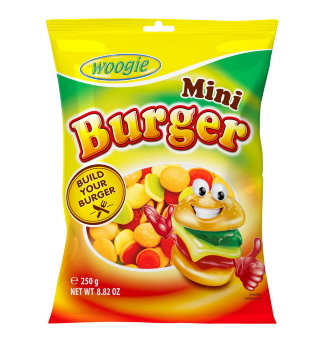 Жевательный мармелад Woogie Mini Burger 250 гр