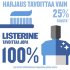 Ополаскиватель для рта Listerine Advanced White Milder Taste 500 мл Ополаскиватель для рта Listerine Advanced White Milder Taste 500 мл
