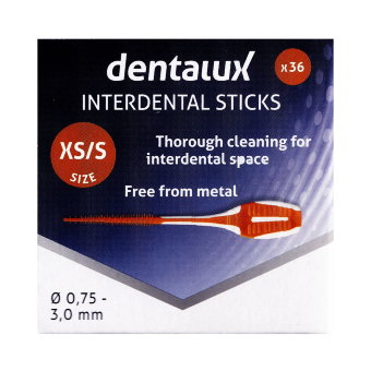 Щетки пластиковые для очистки межзубных пространств Dentalux 0,75 - 3 мм 36 шт/уп (цена по акции) Щетки пластиковые для очистки межзубных пространств Dentalux 0,75 - 3 мм 36 шт/уп (цена по акции)