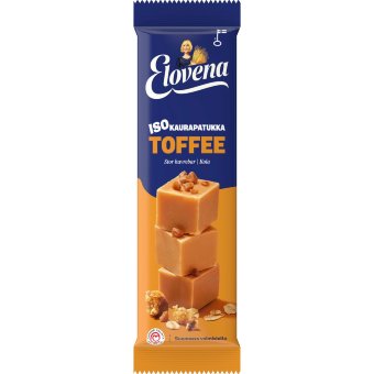 Большой овсяный батончик с ириской Elovena Toffee 48 гр Большой овсяный батончик с ириской Elovena Toffee 48 гр