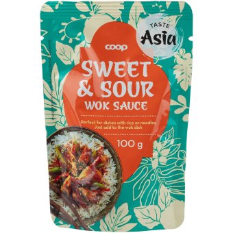 Вок-соус кисло-сладкий Coop Asia 100 гр Вок-соус кисло-сладкий Coop Asia 100 гр