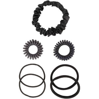 Набор резинок для волос Ibero черные 7 шт Набор резинок для волос Ibero черные 7 шт