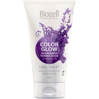 Питательная оттеночная маска Biozell Color Glow Cool Violet 150 мл