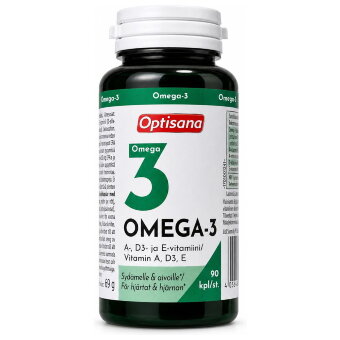 Рыбий жир в капсулах Омега-3 с витаминами Optisana Omega-3 + A, D3, E - 90 капс Рыбий жир в капсулах Омега-3 с витаминами Optisana Omega-3 + A, D3, E - 90 капс