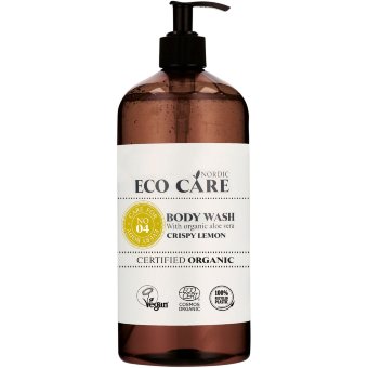 Органический гель для душа Eco Care Nordic Crispy Lemon 1000 мл Органический гель для душа Eco Care Nordic Crispy Lemon 1000 мл