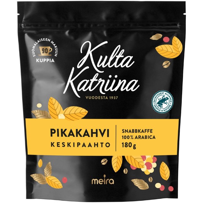 Кофе растворимый Kulta Katriina в мягкой упаковке 180г